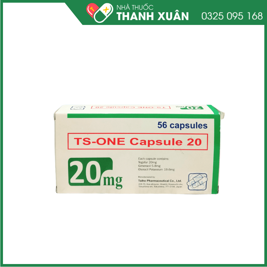TS-One capsule 20 - Thuốc điều trị ung thư (56 viên)